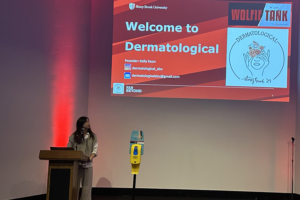 Kelly Kaon, a second-year medical student and founder of Dermatological