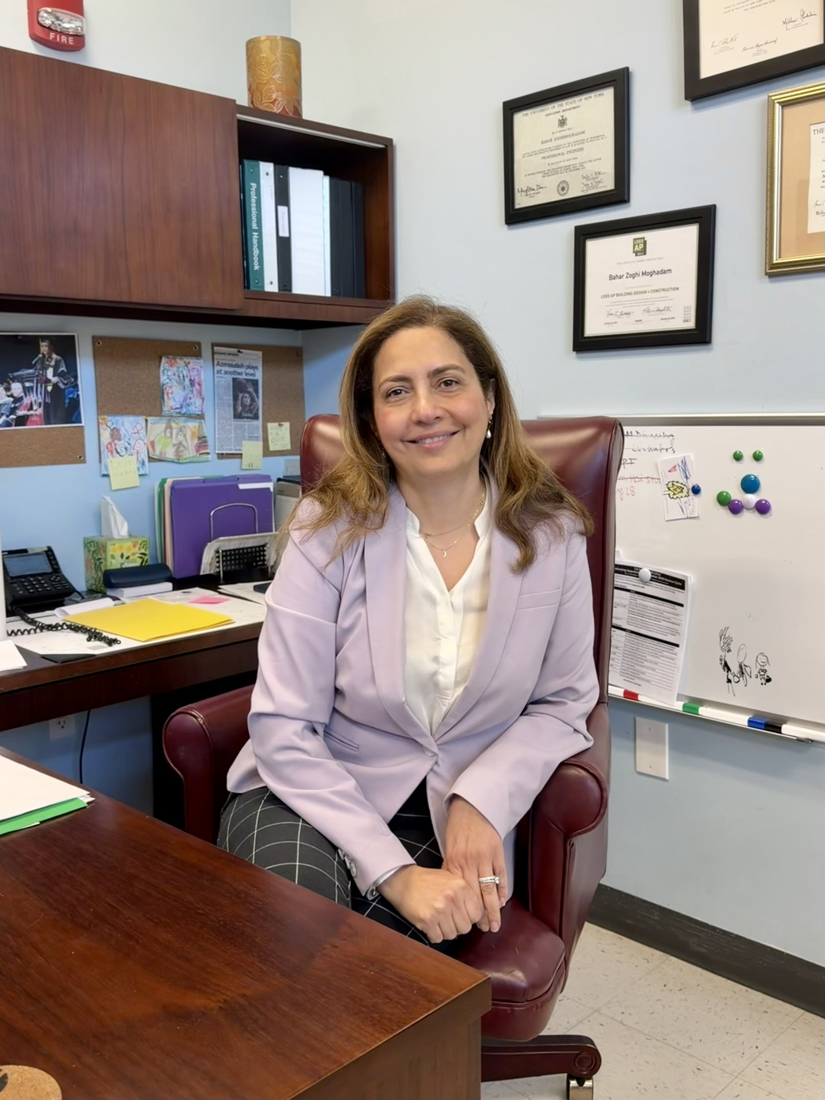 Bahar Zoghi, Associate Dean and Professor of Civil Engineering Technology at Farmingdale State College