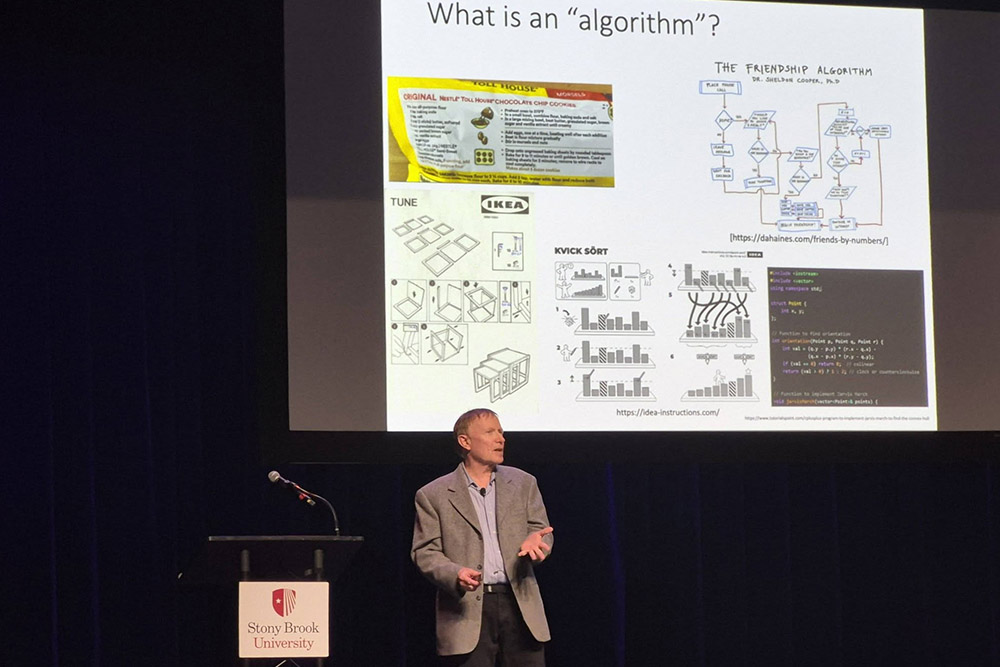 Joseph Mitchell, SUNY distinguished professor and chair of the Department of Applied Mathematics and Statistics